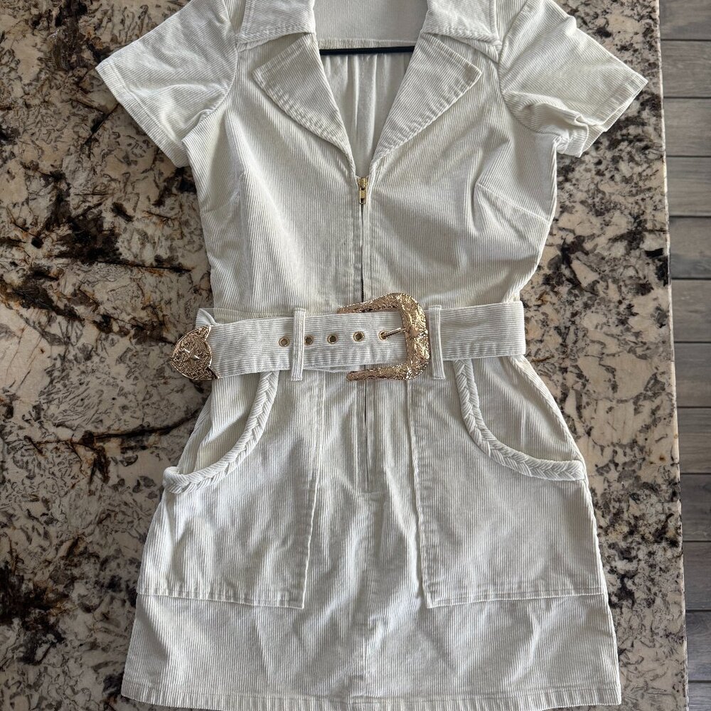 Show Me Your MuMu White Mini Dress